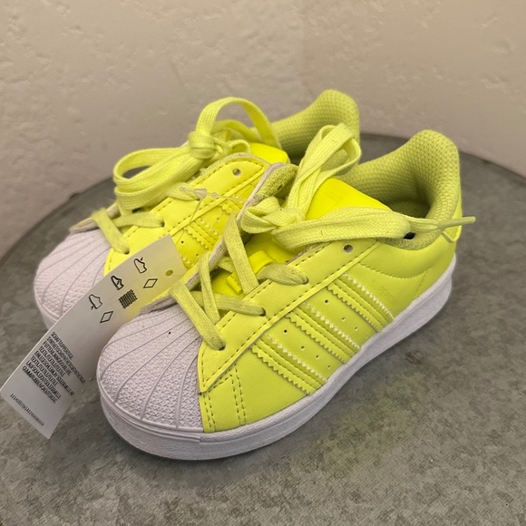 Adidas Superstar Kids Yellow Shoe Superstar Kids Yellow Adidas Superstar Yellow  Kids, Babies